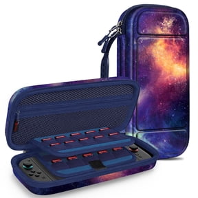 FINTIE Case for Nintendo Switch 2 (2025), Shockproof Hard Shell Carrying Cover Portable Protective Travel Bag with 20 Game Card Slots & Inner Pocket, Galaxy