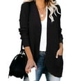 thumbnail image 1 of FIOPHY Womens Long Sleeve Open Front Cardigans Chunky Knit Draped Sweaters Fall Outwear with Pockets, 1 of 9