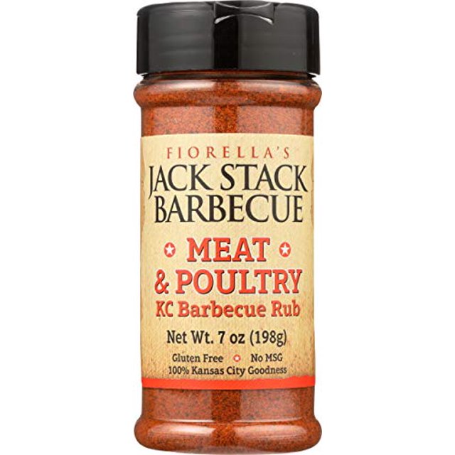 FIORELLAS JACK STACK BBQ Meat & Poultry BBQ Rub, 7 OZ