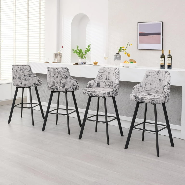 Firavoe 28 Counter Stools FIRAVOE Bar Stools Set Of 4, 30