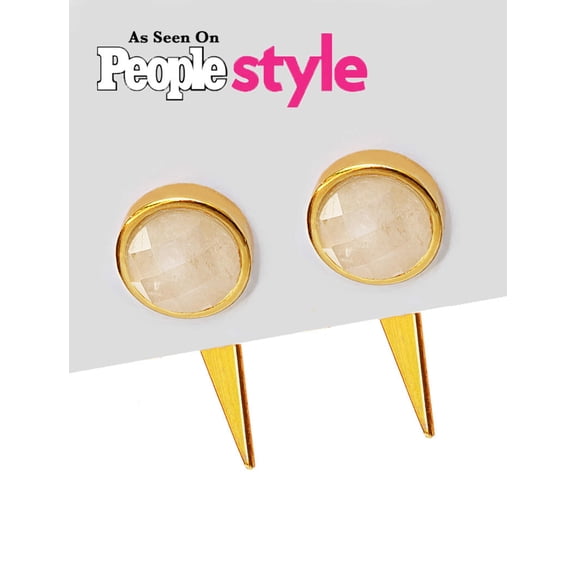 FIRE 3-WAY GEMSTONE EARRING JACKETS