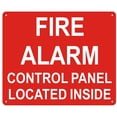 thumbnail image 1 of FIRE ALARM CONTROL PANEL LOCATED INSIDE SIGN- ( Reflective !!! ALUMINUM , 10X12), 1 of 2