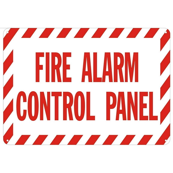 FIRE ALARM CONTROL PANEL SIGN - (Reflective !!! ALUMINUM 7 X 10)