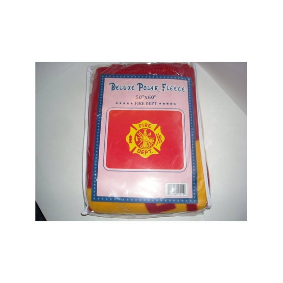 FIRE DEPT.POLAR FLEECE BLANKET 50"X60"