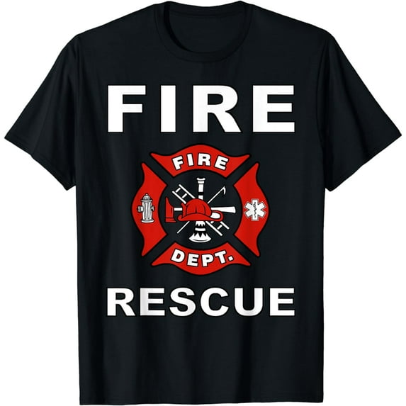 FIRE RESCUE FIRE FIGHTER FIREMAN KIDS YOUTH ADULT BOYS GIRLS T-Shirt