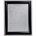 thumbnail image 1 of FIRE SAFETY PLAN FRAME - BLACK (STANDARD - ALUMINUM 8.5 x 11 ), 1 of 2