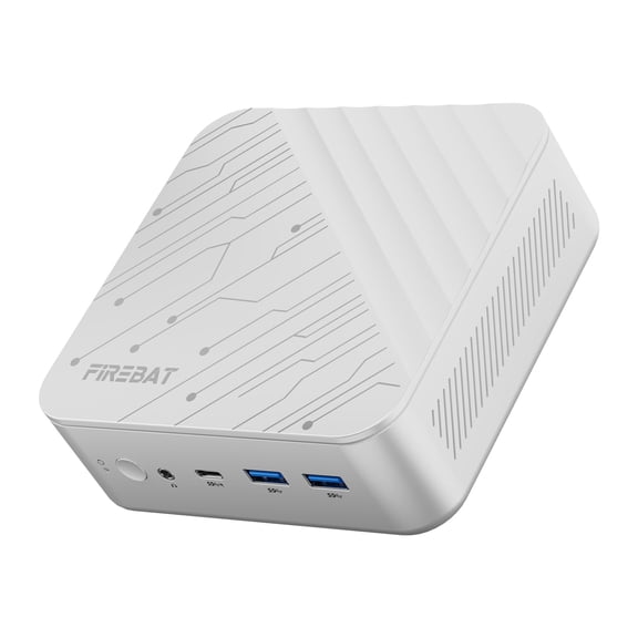 FIREBAT AM02 Mini PC AMD Ryzen7 H 255 NO RAM NO SSD White