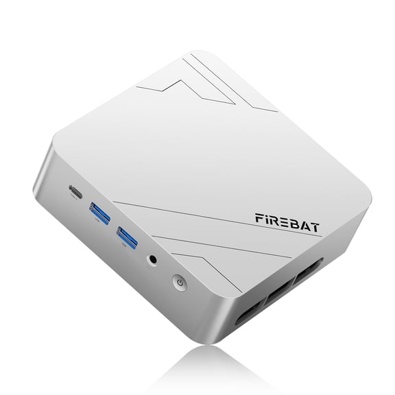 FIREBAT F1 Mini PC, AMD Ryzen 5 7640HS, 16GB, 512GB SSD, White