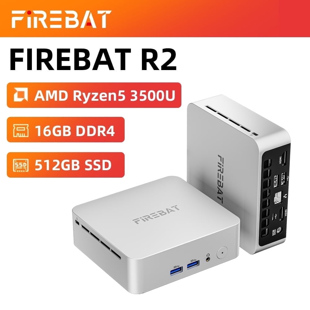 FIREBAT Mini PC【F1】: AMD Ryzen 7 7640HS, 16GB DDR5, 512GB SSD