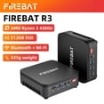 thumbnail image 1 of FIREBAT R3 Mini PC, AMD Ryzen3 4300U, 8GB, 256GB SSD, Black, 1 of 10