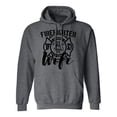 thumbnail image 1 of FIREFIGHTER WIFE Adult Hooded Sweatshirt, 1 of 3