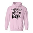 thumbnail image 1 of FIREFIGHTER WIFE Adult Hooded Sweatshirt, 1 of 3