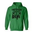 thumbnail image 1 of FIREFIGHTER WIFE Adult Hooded Sweatshirt, 1 of 3