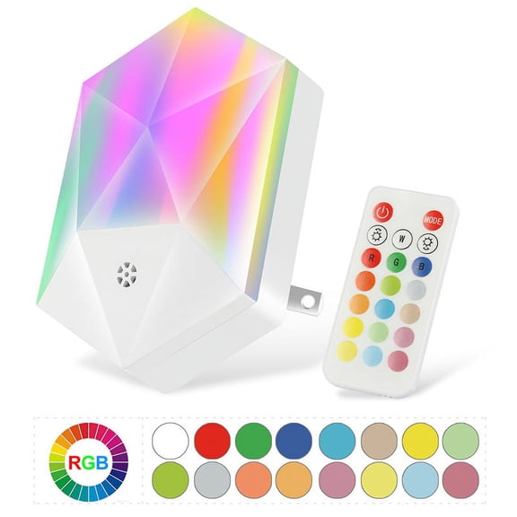 FIREFLY Remote control RGB night light 16 color glare color dimmer baby room light atmosphere light