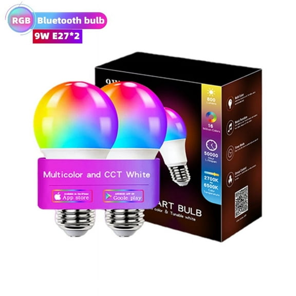 FIREFLY Smart LED bulb RGB Bluetooth bulb CCT mobile phone control E27