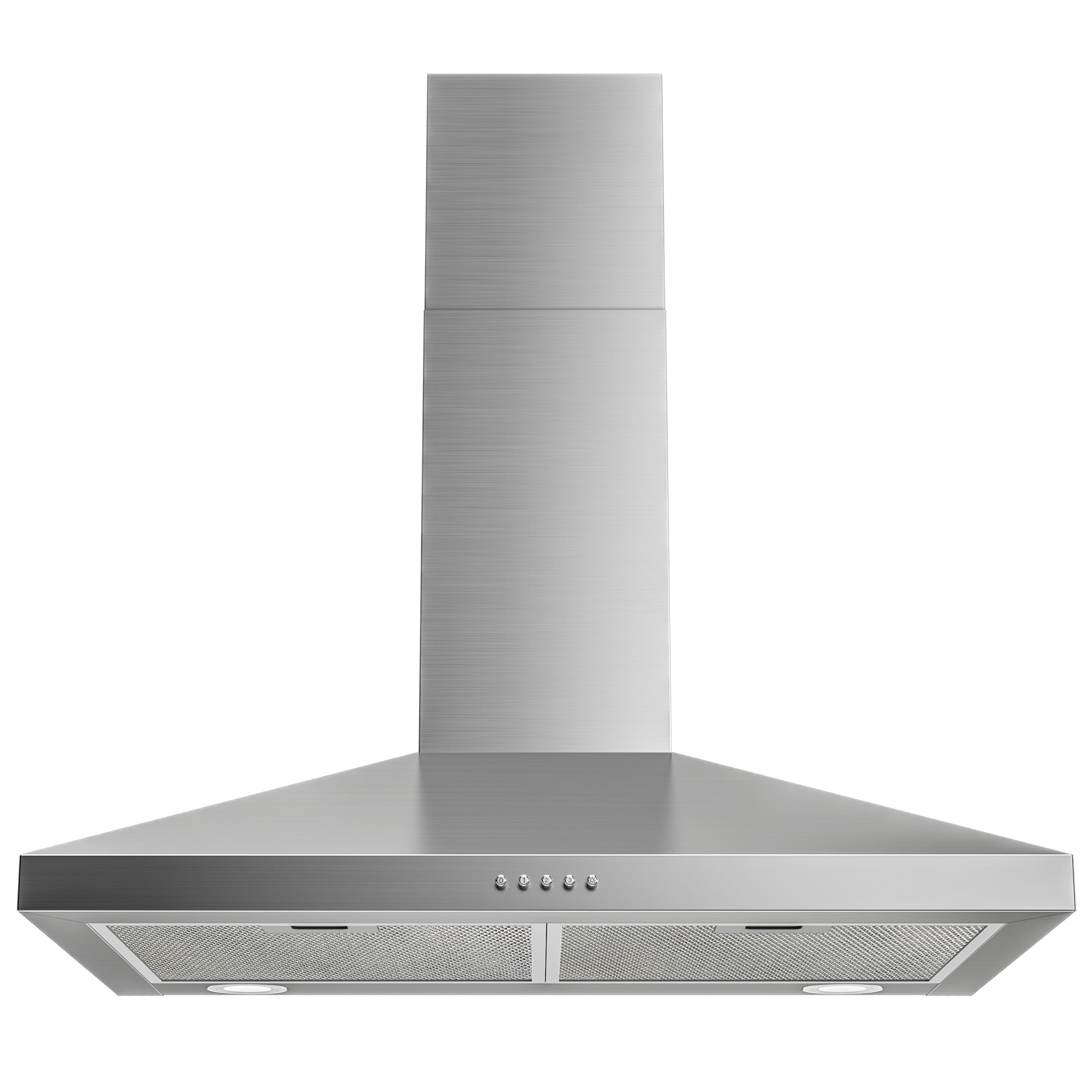FIREGAS 30 Inch Wall Mount Range Hood, 450 CFM Ducted/Ductless Convertible Kitchen Vent Hood