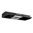thumbnail image 1 of FIREGAS Black Range Hood 36 inch Under Cabinet Range Hood with 2 Speed Exhaust Fan,Ducted/Ductless Convertible,Rocker Button Control,300 CFM,Aluminum Filter, 1 of 13