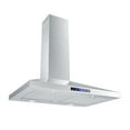 FIREGAS 30 Inch Range Hood, Stainless Steel, 3 Speed Fan, Touch Control