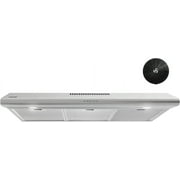 FIREGAS Under Cabinet Range Hood 36 inch with Ducted/Ductless Convertible, Slim Kitchen Stove Vent Hood, LED Light, 3 Speed Exhaust Fan, Reusable Aluminum Filter, Push Button,Charcoal Filter