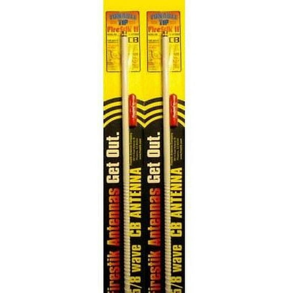 FIRESTIK II FS4 FS-4 TUNABLE TIP WHITE 4 FOOT CB HAM ANTENNA USA MADE! 2 items