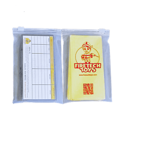 FIRETECH TOYS Fire Alarm Inspectors / Technicians Battery Test Data Labels (50 Pack)