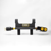 FIRMAN Heavy Duty L14-30P to 4 5-20R Short Power Cord With Metal Clip Holder