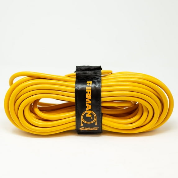 Firman 5ft Medium Duty 5-15P to 5-15R Generator Cord with Storage Strap