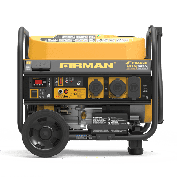 FIRMAN P03628 4550/3650 Watt Portable Gas Generator, Remote start & CO Alert