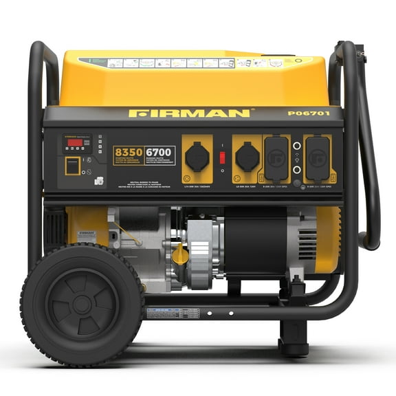 FIRMAN P06701 8350/6700 Watt 30A 120/240V Recoil Start Gas Portable Generator
