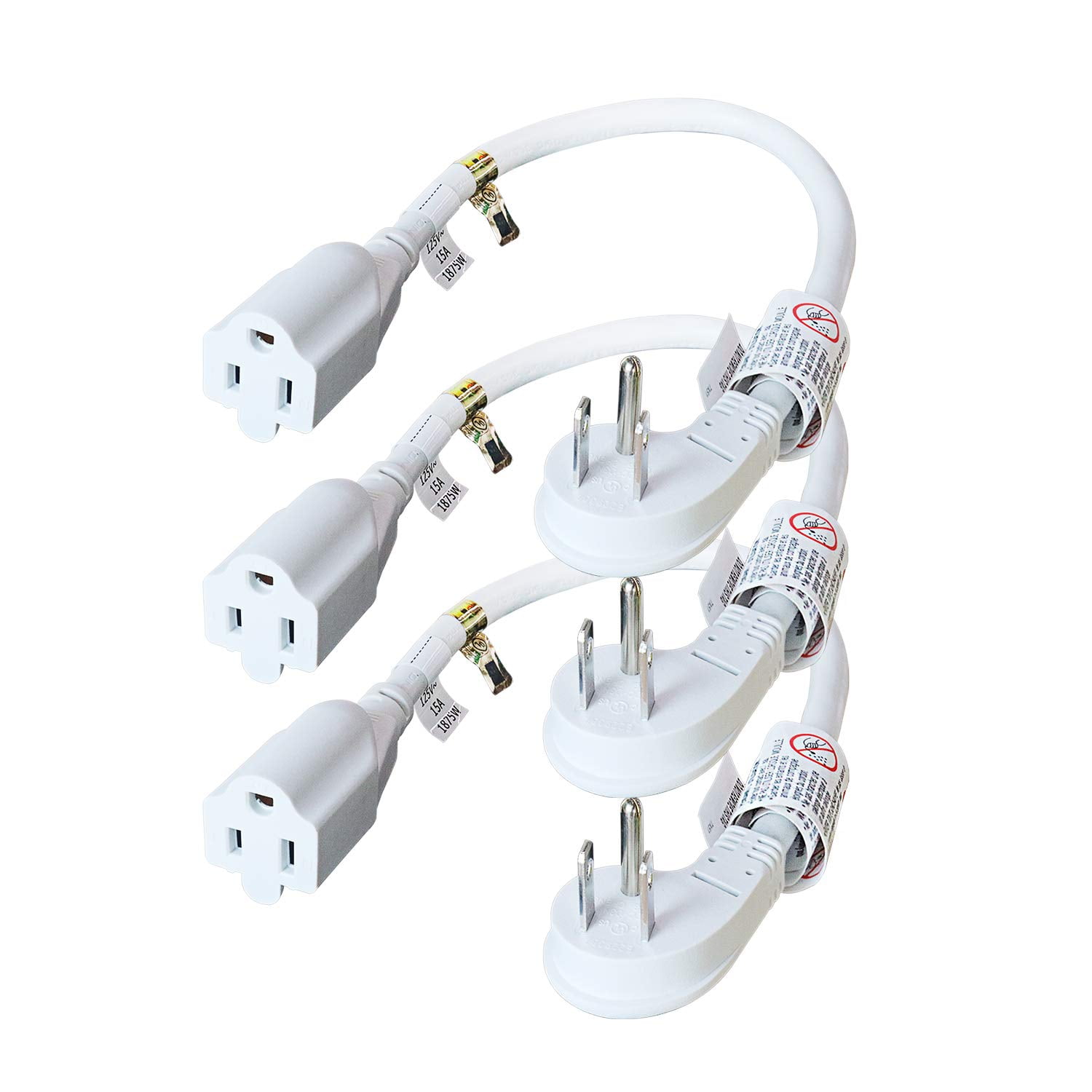 Woods 0832 SPT-2 16/3 Flat Utility Extension Cord, Yellow Woods 0832 SPT-2 16/3 Flat Utility Extension Cord, Yellow