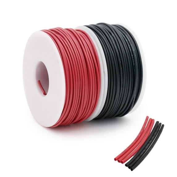 FIRMERST 18 Gauge 80 Feet Solid Core Tinned Copper Hook up Wire Kit - 2 Colors Complementary Kits