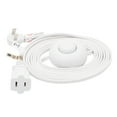 thumbnail image 1 of FIRMERST Extension Cord with Foot Switch 10 feet for Lights, Floor lamp, White, 1 of 6