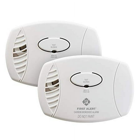 First Alert CO400 Battery Powered Carbon Monoxide 2 Pack