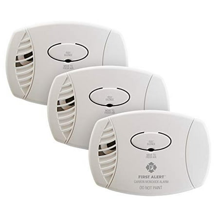 FIRST ALERT Plug-In Carbon Monoxide Detector, 3-Pack, CO600