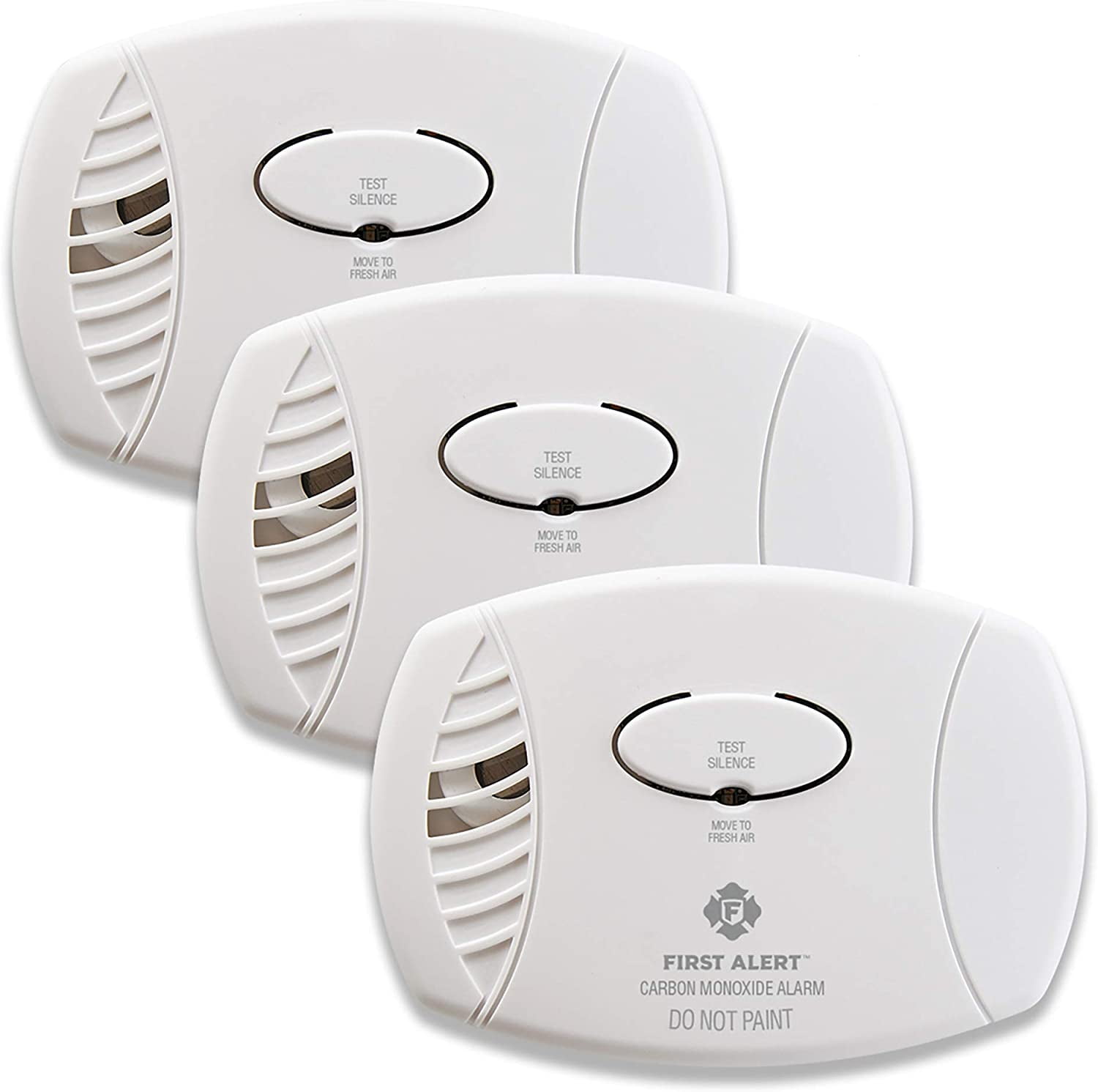 FIRST ALERT PlugIn Carbon Monoxide Detector with Battery Backup, 3
