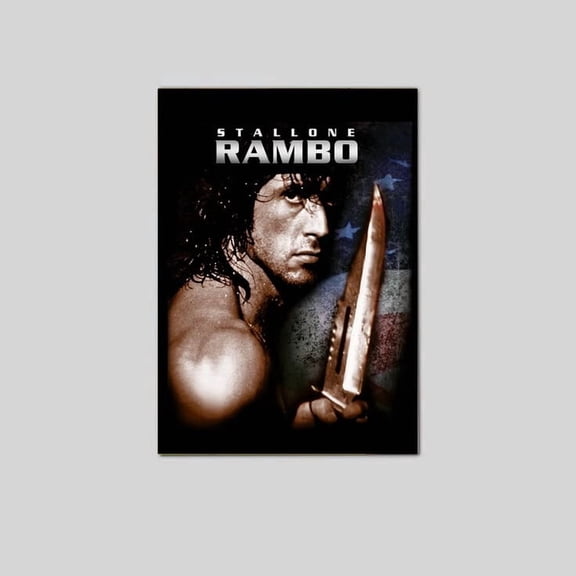 FIRST BLOOD Movie Poster Stallone Rambo Poster Size 24''x36'' The Golden Shop