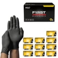 thumbnail image 1 of FIRST GLOVE Volt Black 6 Mil Nitrile Disposable Gloves - Food Safe Disposable Gloves, Disposable Cleaning Gloves, Micro Textured Gloves for Enhanced Grip, Latex Free Gloves - 100 Ct. (Small), 1 of 7
