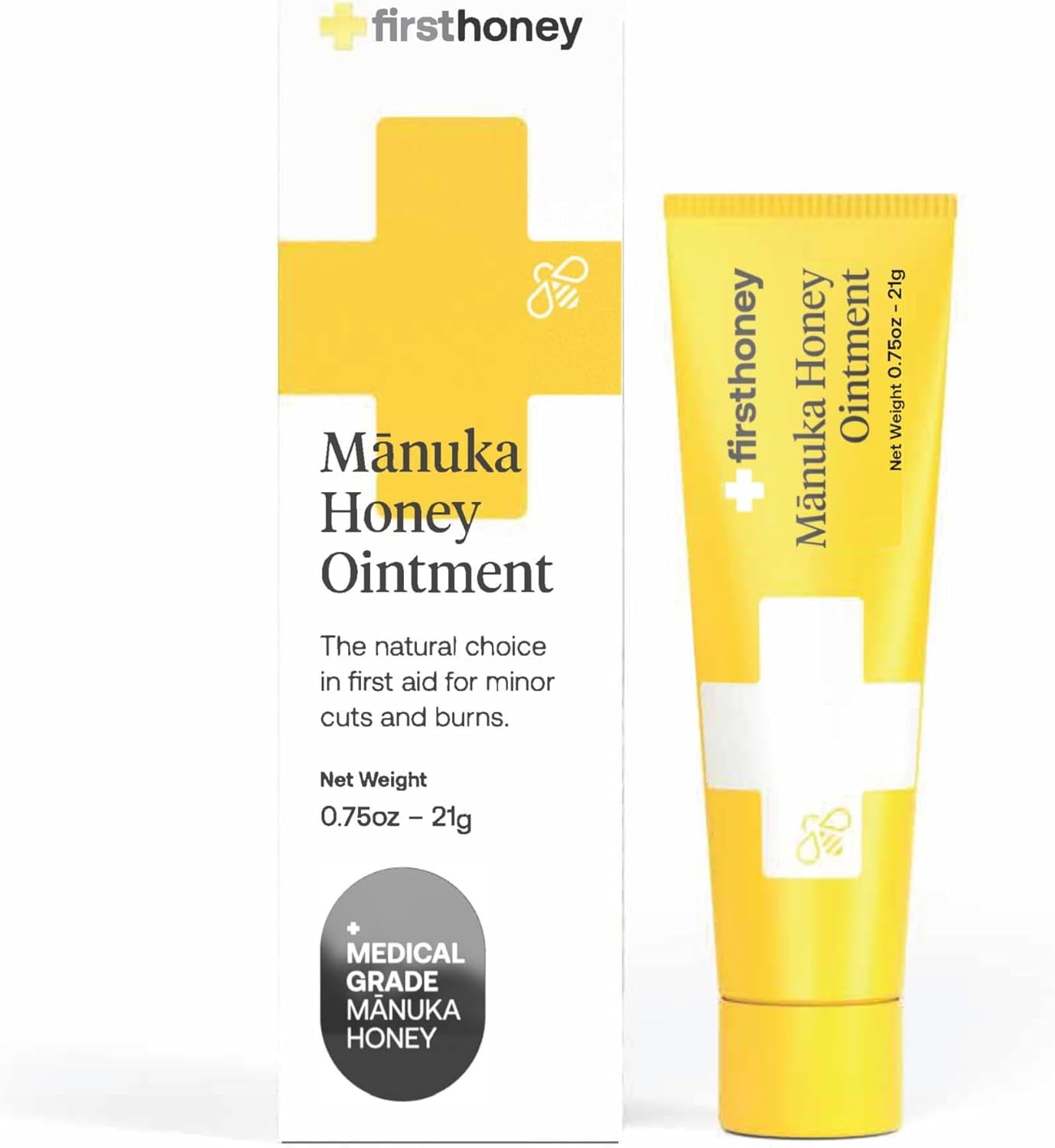 FIRST HONEY Manuka Wound Ointment 0.75 oz Wound Repair Gel for Burns ...