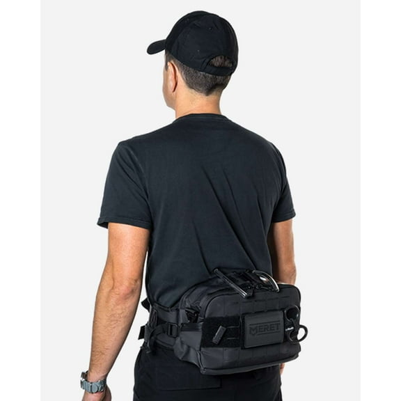 MERET M8110TB FIRST-IN™ PRO X Black Waist Pack-Black