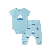 First Moves Bodysuit + Groove Pant Set, Newborn -24 Months, 3-6 Months