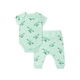 thumbnail image 1 of Monica + Andy First Moves Bodysuit + Groove Pant Set, Newborn -24 Months, 3-6 Months, 1 of 4