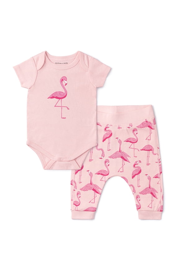 First Moves Bodysuit + Groove Pant Set, Newborn -24 Months, 3-6 Months