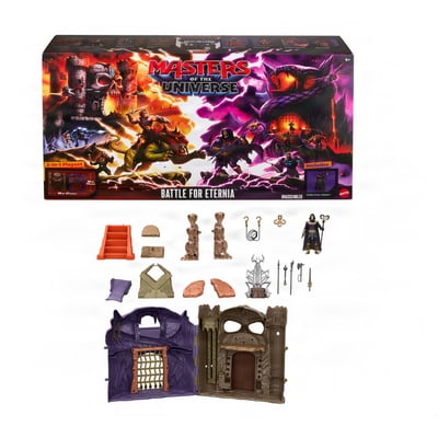 Masters of the Universe Battle for Eternia Playset, Castle Grayskull, Snake Mountain & Skeletor