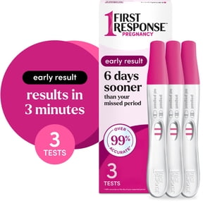 FIRST RESPONSE Early Result Pregnancy Test, 3 Pack (Packaging & Test Design May Vary)