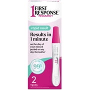 FIRST RESPONSE Rapid Result Pregnancy Test, 2 Pack