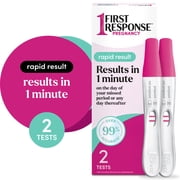 FIRST RESPONSE Rapid Result Pregnancy Test, 2 Pack