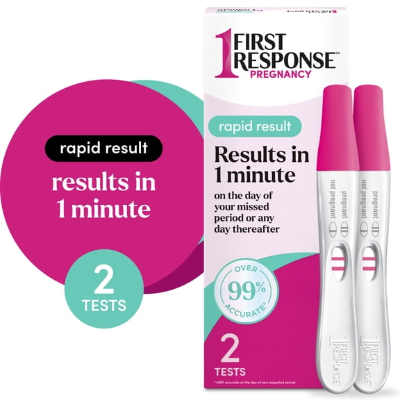 FIRST RESPONSE Rapid Result Pregnancy Test, 2 Pack