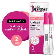 FIRST RESPONSE Test & Confirm Pregnancy Test, 1 Line Test and 1 Digital Test Pack