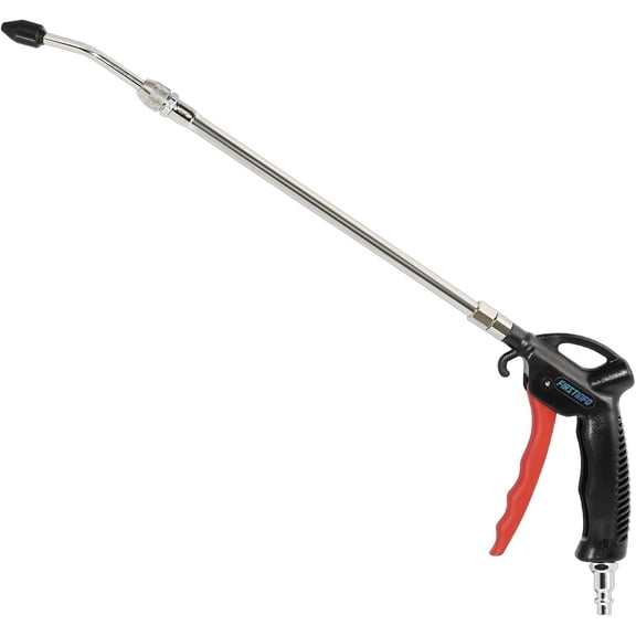 FIRSTINFO A18525US Lightweight 8.8oz | High-Pressure 170psi | Taiwan Air Blow Gun with 12~19 Inch Extendable Steel Air Flow Nozzle | Over 30 Nozzles Available