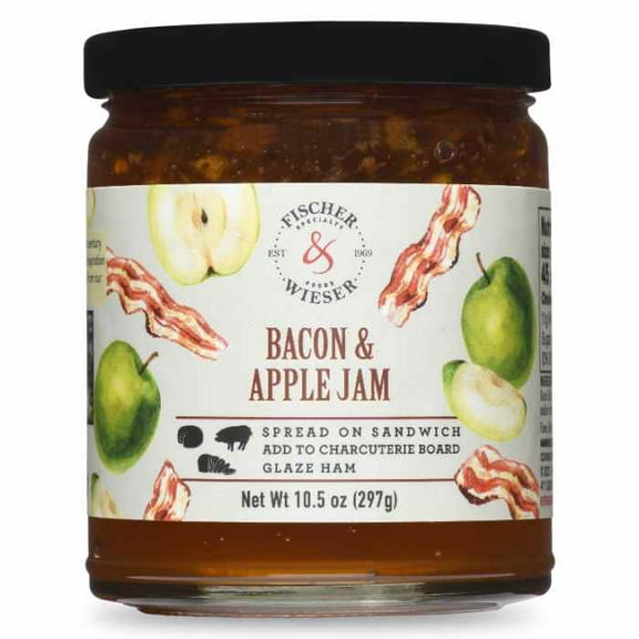 FISCHER & WIESE - Bacon and Apple Jam 10.9OZ ( Pack of 6)
